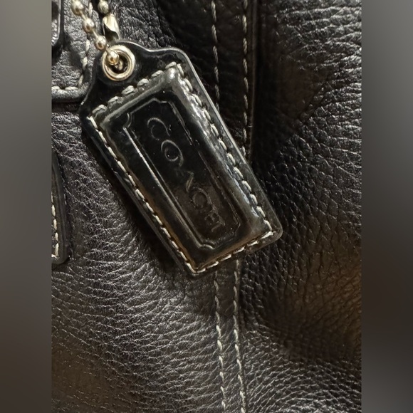 Coach Black Penelope Leather Shoulder Bag - Picture 4 of 12